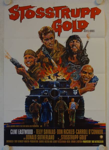Kellys Heroes original release german movie poster